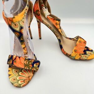 Colorful Patterned Women's Heels